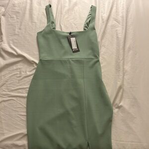 Mint Green Sleeveless Dress